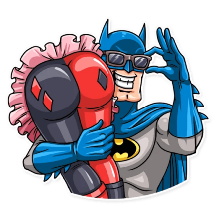 batman comic book_sticker 7