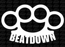 Beatdown Vinyl Die Cut Sticker