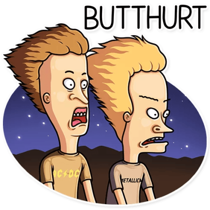 beavis and butthead mtv funny cartoon sticker_25