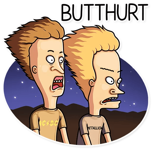 beavis and butthead mtv funny cartoon sticker_25
