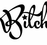 bitch-funny-personality-car  CHICK DECAL