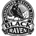 black-raven-brewing logo sticker