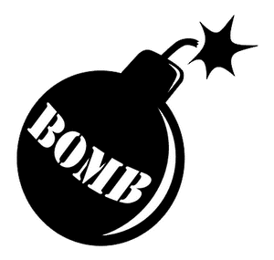 Bomb Window Decal Car Sticker  7