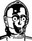 C3PO die cut decal