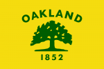 California Oakland City Flag Decal