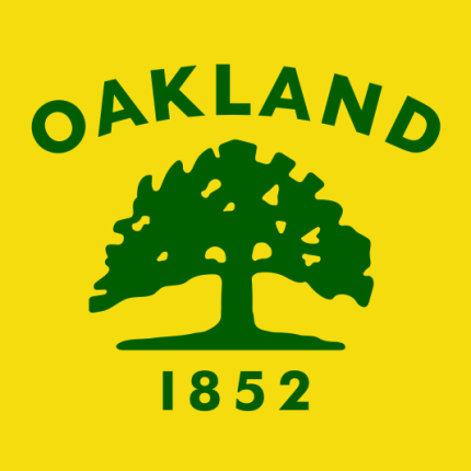 California Oakland City Flag Decal