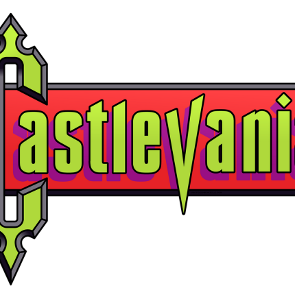 castlevania logo sticker