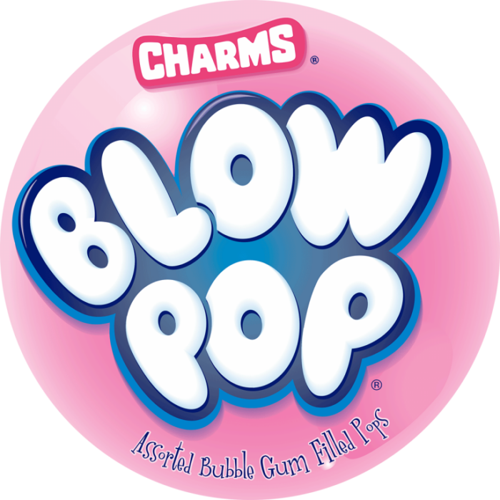 CHARMS BLOW POP LOGO STICKER