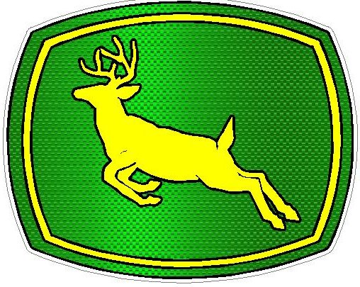 Deer Logo - FILLS Carbonfiber Green