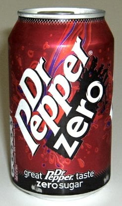 Dr Pepper ZERO Can Decal