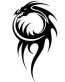 Dragon Die Cut  Animal Tribal Decals  27