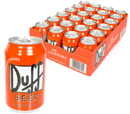 Duff Beer 24 Case of Cans Sticker