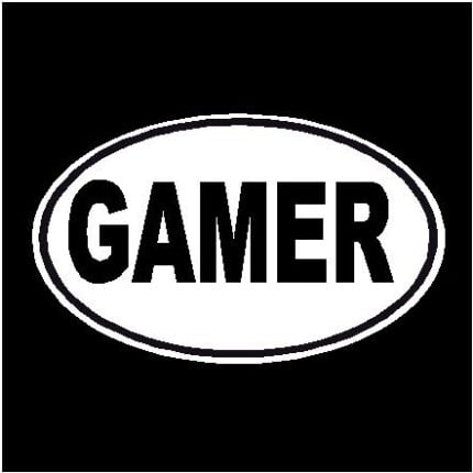 Gamer Oval Decal