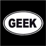 Geek Oval Decal