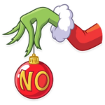 grinch stole christmas_cartoon sticker 8