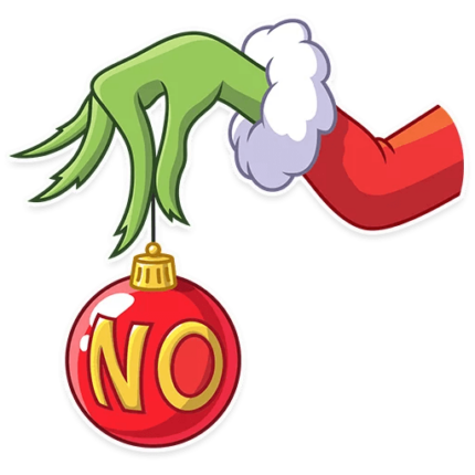 grinch stole christmas_cartoon sticker 8