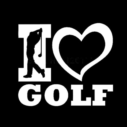 I-Love-Golf-Sticker