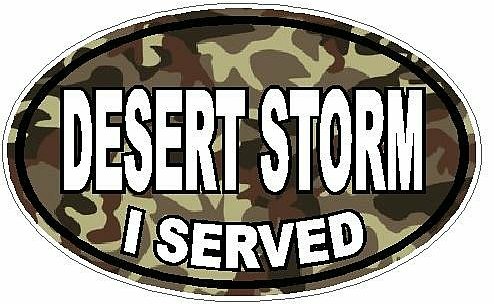 I Served Desert Storm FILLS Camo Brown