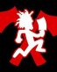 icp insane clown posse juggalo hatchet man flag sticker
