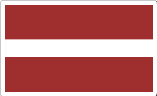 Latvia Flag Decal