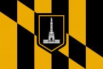 Maryland Baltimore City Flag Sticker