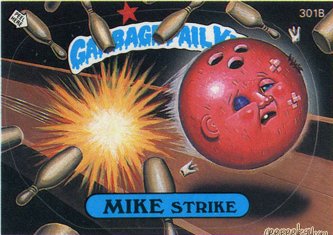 MIKE Strike Funny Decal Name Sticker