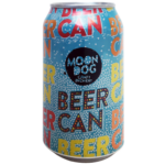 Moon Dog Beer Can STICKER