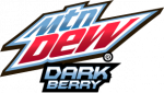 mountain dew DARK BERRY LOGO sticker