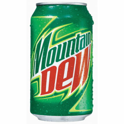 Mountain Dew Soda Can