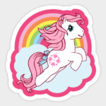 my little pony rainbow sticker