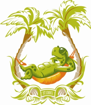 Naked Turtle Logo Sticker