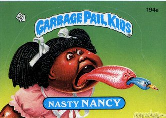 Nasty NANCY Funny Decal Name Sticker