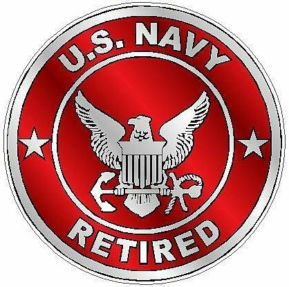 NAVY RETIRED red