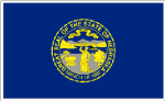 Nebraska State Flag Decal