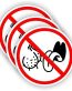 NO-BAG-LICKERS-Funny-Hard-Hat-Stickers SET OF 3