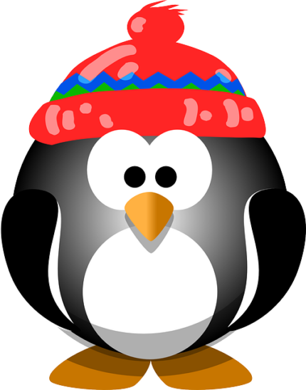 penguin winter hat