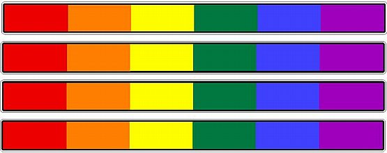 PRIDE STRIPS Set of Four