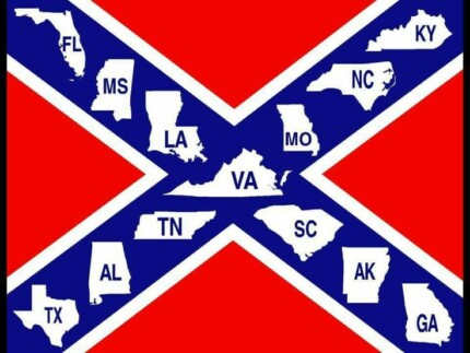 rebel-flags-southern-pride 13 STATES sticker