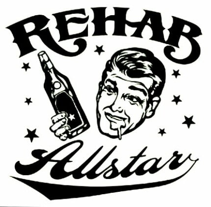 Rehab Allstars Diecut Vinyl Decal