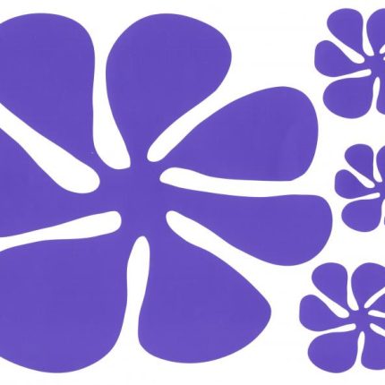 scooby flower purple car stickers 2