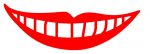 Smile Lips Teeth sticker