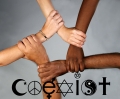 Tolerance Coexist Color Sticker