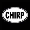 Oval Chirp Decal