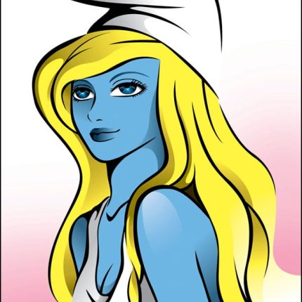 Smurfette Lady Decal