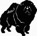 Chow Dog Decal - 15G