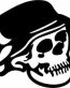 Skull Helmet Head Decal