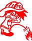 Peeon Fire decal