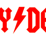 ACDC DIRTY DEEDS tribute band sticker