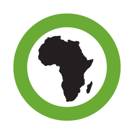 Africa-green-ring sticker