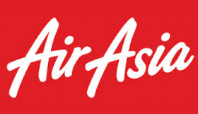 air asia red background stcker